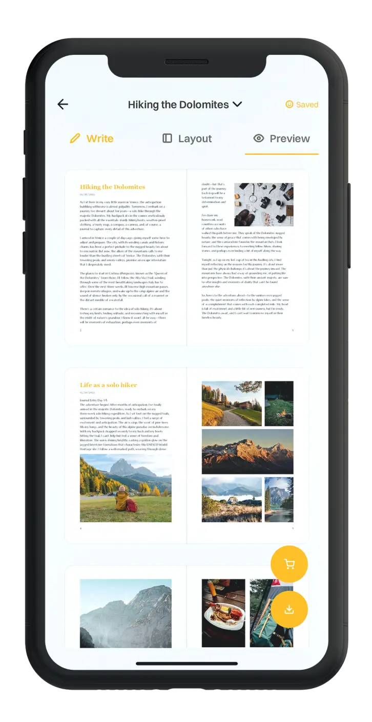 travel diaries mobile app